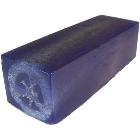 Tranche de savon luffa 115 g - Un vrai baume à la framboise
