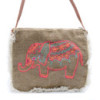 Sac à franges Fab - Broderie éléphant