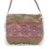 Sac à franges Fab - Motif brodé d'été