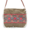 Sac à franges Fab - Motif brodé d'été