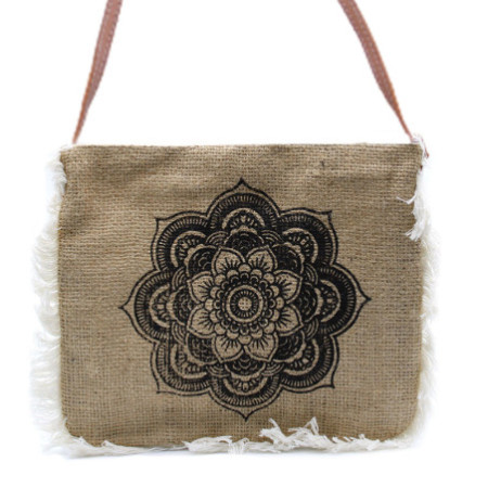 Sac à franges Fab - Imprimé Mandela