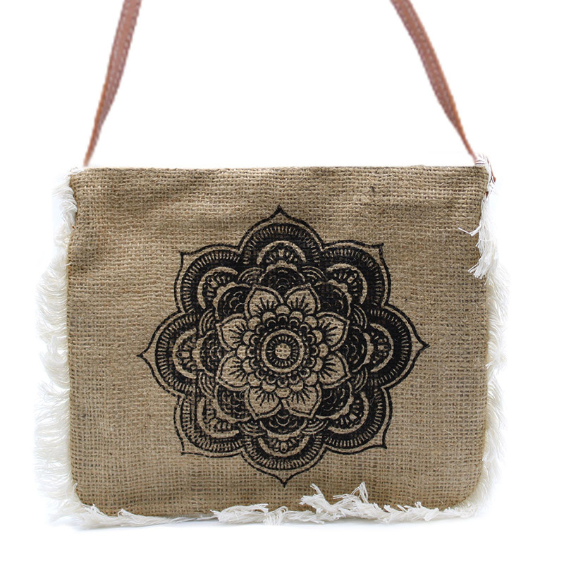 Sac à franges Fab - Imprimé Mandela