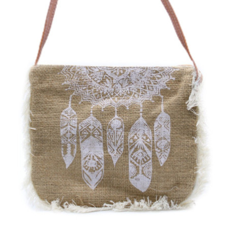 Sac à franges Fab - Imprimé attrape-rêves