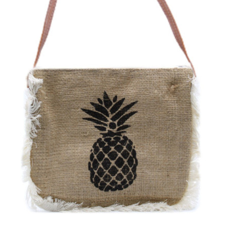 Sac à franges Fab - Imprimé ananas