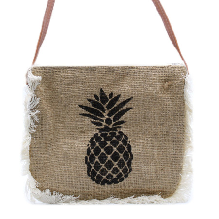 Sac à franges Fab - Imprimé ananas