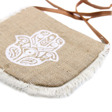 Sac à franges Fab - Imprimé Hamsa