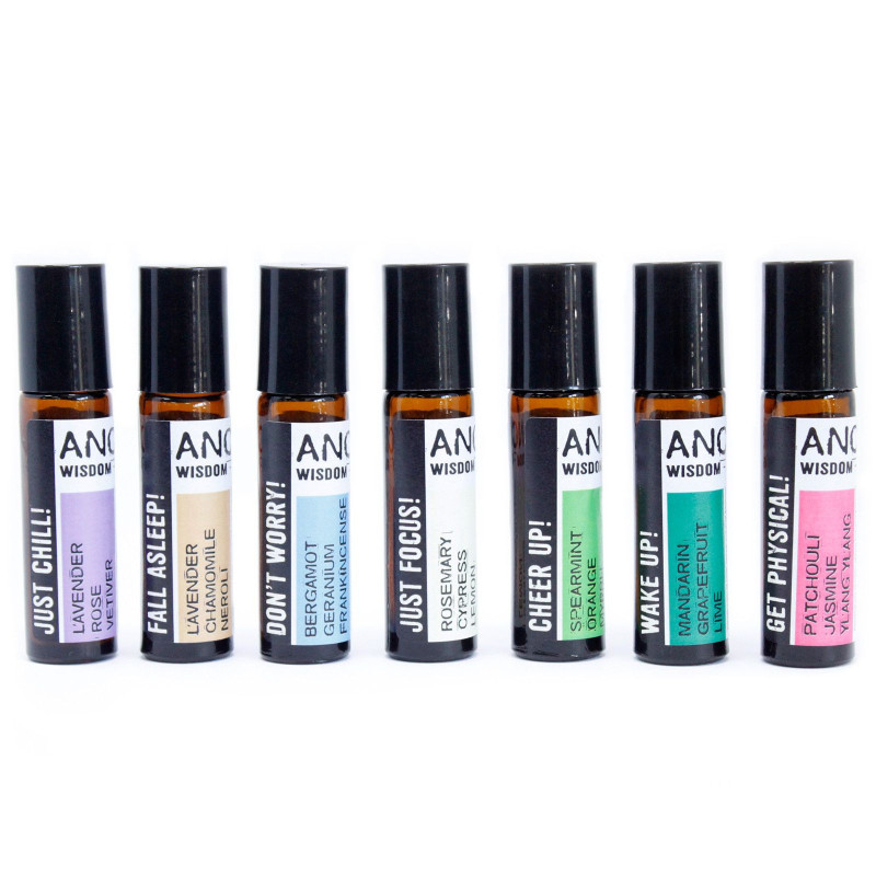 Mélange d'huiles essentielles à bille de 10 ml - Ne vous inquiétez pas !