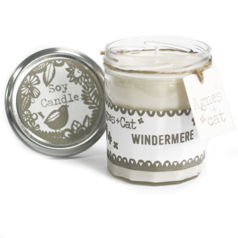 Bougie en pot de confiture - Windermere