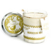 Bougie en pot de confiture - Rouleau marocain