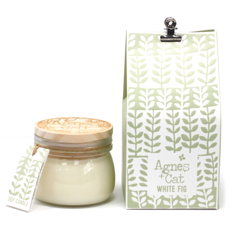 Petite bougie en pot Kilner - Figue blanche