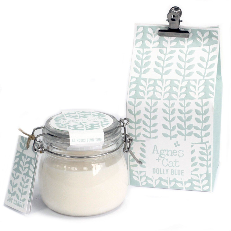 Bougie en pot Kilner - Dolly Blue