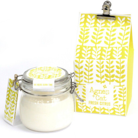 Bougie en pot Kilner - Agrumes
