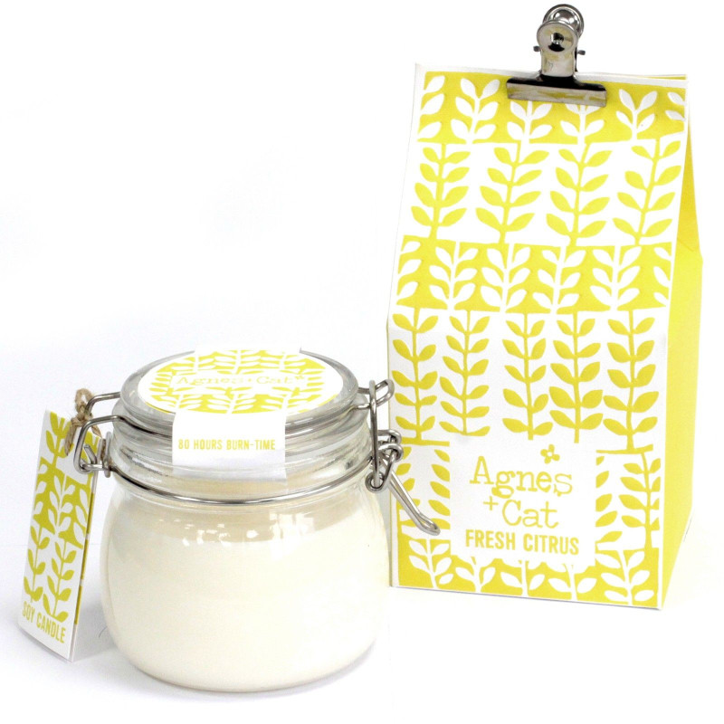Bougie en pot Kilner - Agrumes