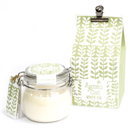 Bougie en pot Kilner - Figue blanche
