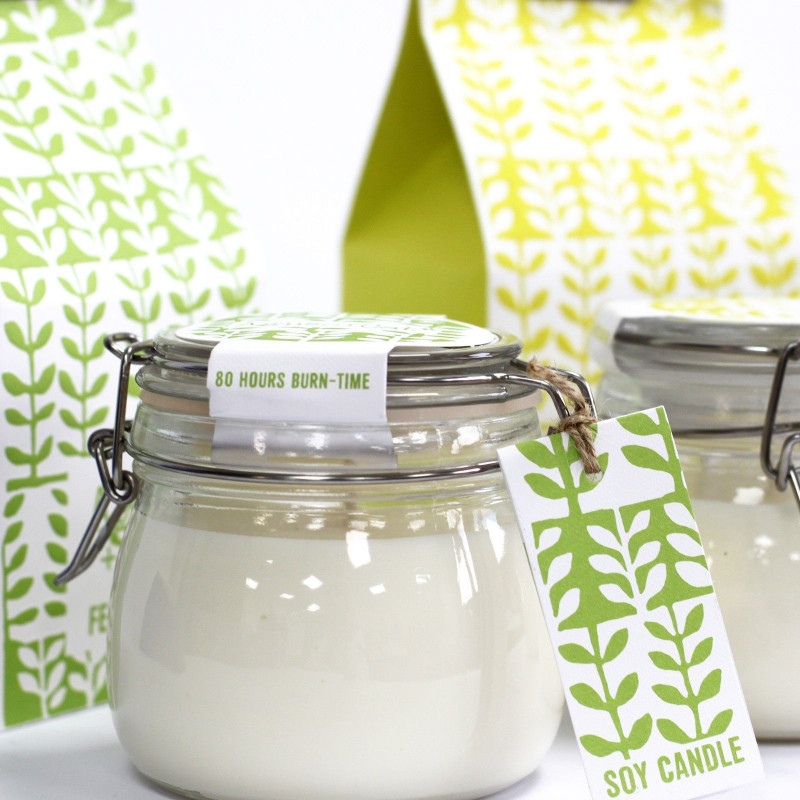 Bougie en pot Kilner - Figue blanche