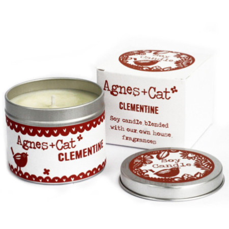Bougie en étain - Clémentine