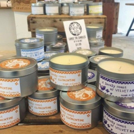 Bougie en étain - Clémentine