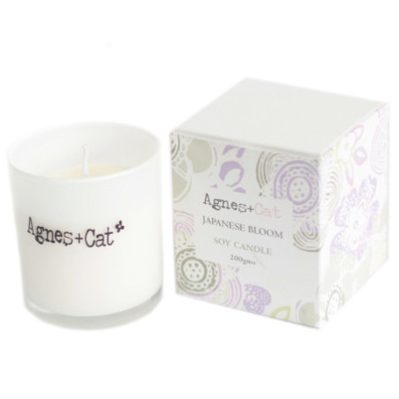 Bougie votive - Fleur japonaise