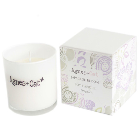 Bougie votive - Fleur japonaise