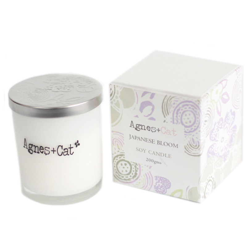 Bougie votive - Fleur japonaise