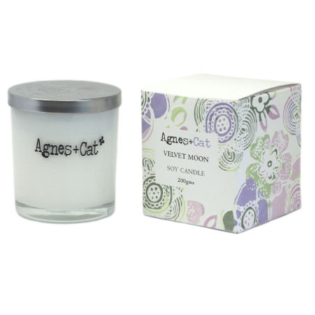 Bougie votive - Lune de velours