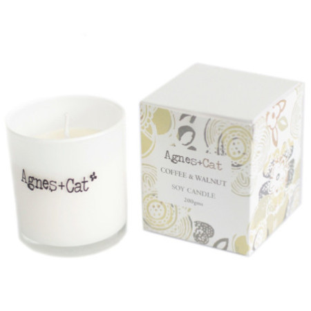 Bougie votive - Café et noix