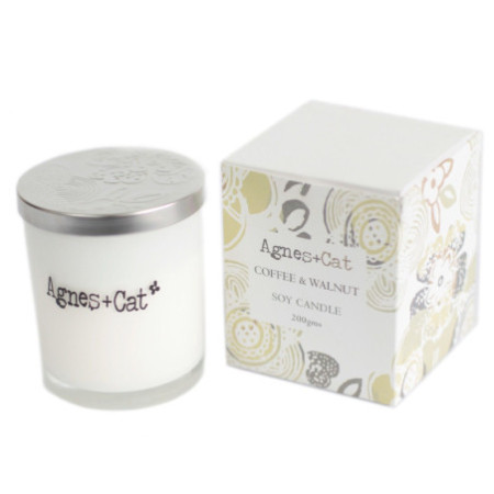 Bougie votive - Café et noix