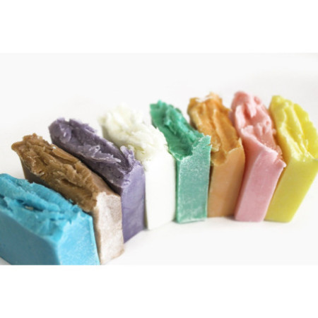 Tranche de savon de luxe au double beurre - Huiles florales