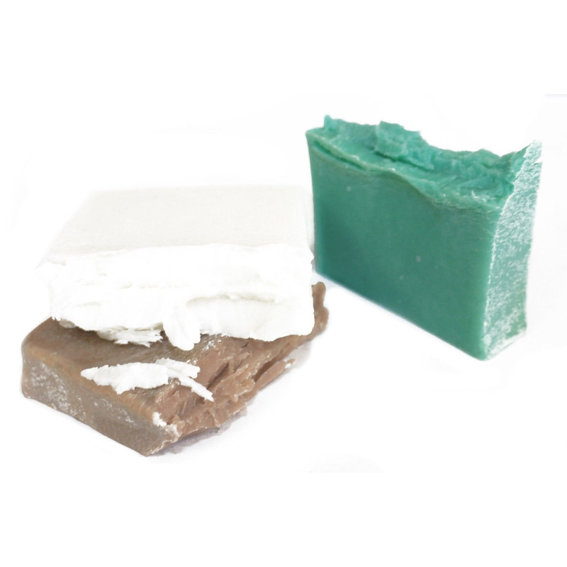 Tranche de savon de luxe au double beurre - Huiles florales