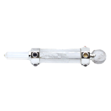 Baguette de guérison hexagonale en cristal - 12 cm - Quartz de roche