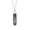 Pendentif Pointe Classique en Pierres Précieuses - Agate Noire