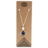 Pendentif Mains de Guérison en Pierres Précieuses - Améthyste