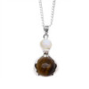 Pendentif Mains de Guérison en Pierres Précieuses - œil de Tigre