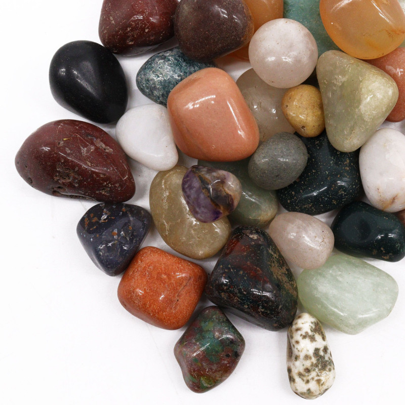 Pierres d'agate mixtes