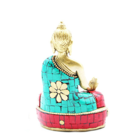 Figurine de Bouddha en laiton - Hands Down - 11,5 cm