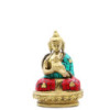 Figurine de Bouddha en laiton - Bénédiction - 7,5 cm