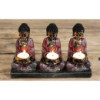 Bougeoir antique Bouddha - Trois dévots