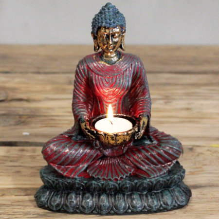 Bougeoir Bouddha antique - Dévot