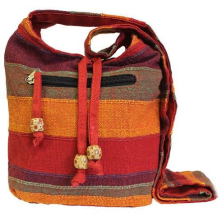 Sac bandoulière Népal - Sunset Reds