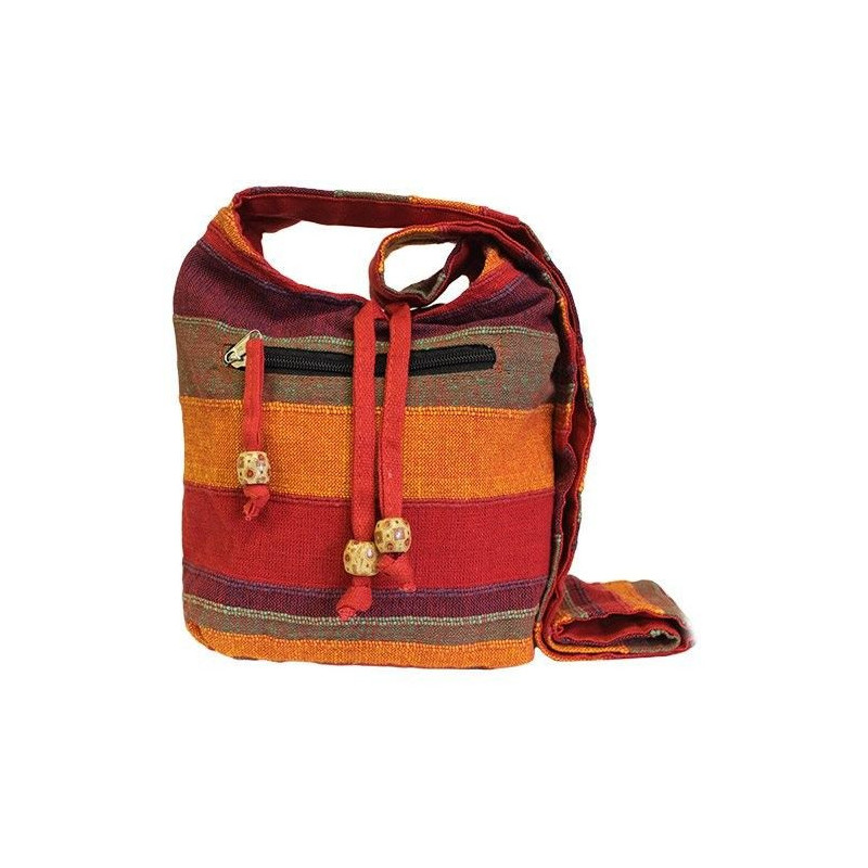 Sac bandoulière Népal - Sunset Reds
