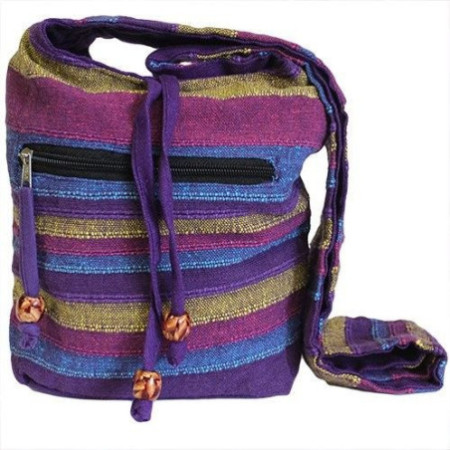 Sac bandoulière Népal - Fleurs sauvages