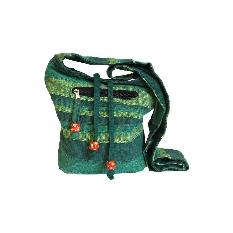 Sac bandoulière Népal - Vert forêt