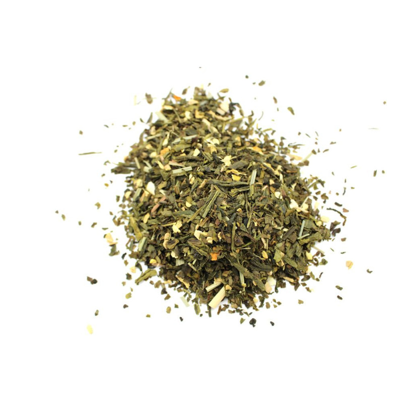 50 g de thé vert classique BIO au citron et au gingembre