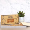 Oreiller pour les yeux en coton naturel lavande et juco dans un coffret cadeau - Girafe de Madagascar