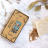 Coussin pour les yeux en coton naturel lavande et juco dans un coffret cadeau - Blue Viper
