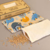 Oreiller pour les yeux en coton naturel lavande et juco dans un coffret cadeau - Lazy Sloth